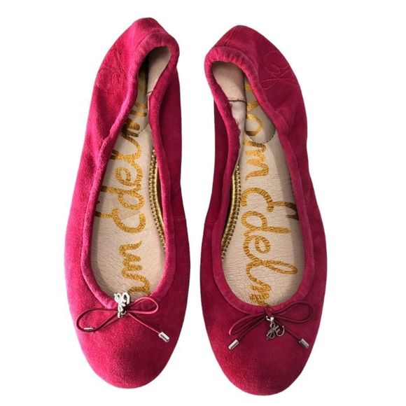 Sam Edelman Felicia Flat in Pink Suede Sz 6M. - Picture 2 of 13